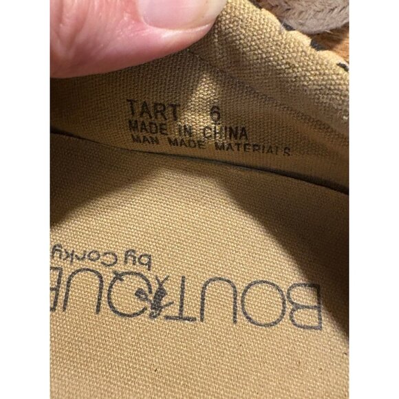 CORKYS Boutique Espadrille Leopard Sneakers Boho Animal Quiet Luxury Size 6 - Picture 6 of 8